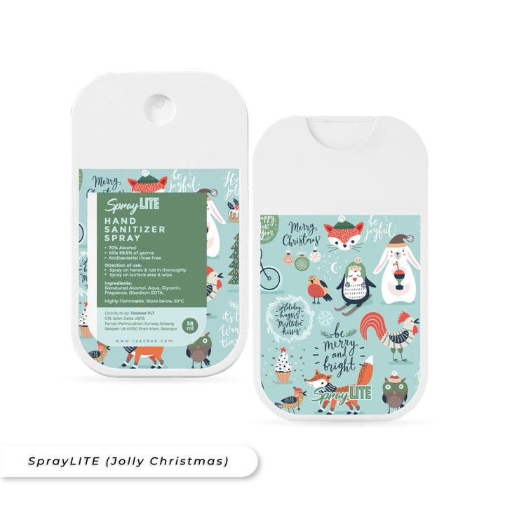 Teezbee.com - Christmas SprayLITE Pocket Spray (Jolly Christmas)