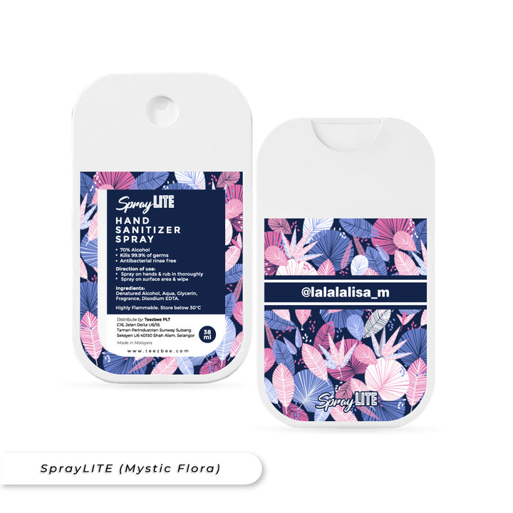 Teezbee.com - SprayLITE Personalised Pocket Spray (Mystic Flora)