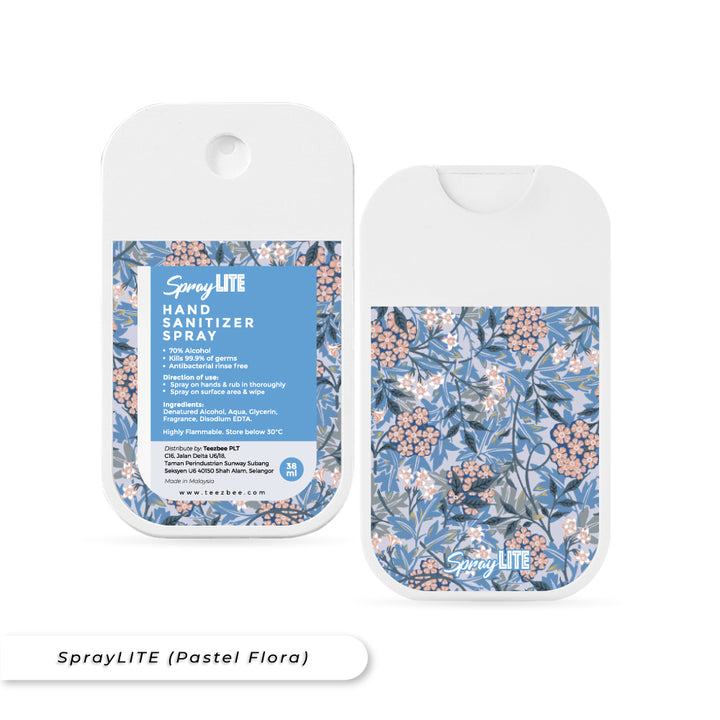 Teezbee.com - SprayLITE Pocket Spray (Pastel Flora)