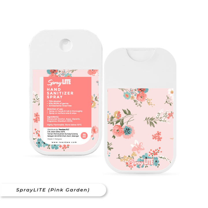 Teezbee.com - SprayLITE Pocket Spray (Pink Garden)