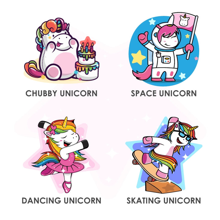 Teezbee.com - Unicorn Straw Set [FREE Custom Add Name]