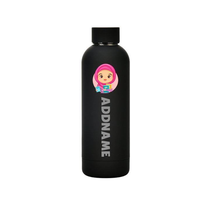 REVO 500ml Thermo Water Bottle (Suraya | Black)