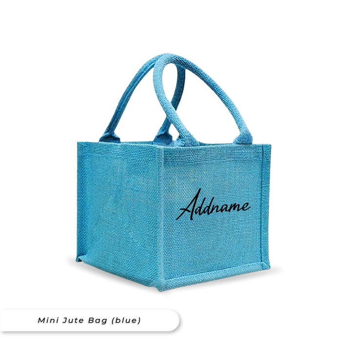 Teezbee.com - Mini Jute Bag (blue)