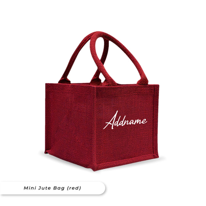 Teezbee.com - Mini Jute Bag (red)