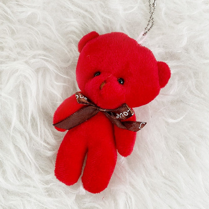 Teezbee.com - Teddy Bear Keychain (Red)